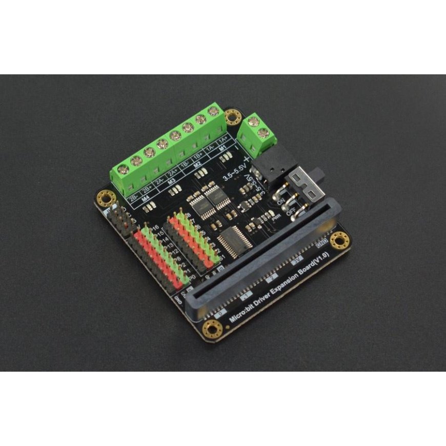 DFRobot – nelikanavainen 5,5 V / 1,5 A moottorinohjausmoduuli BBC micro:bitille