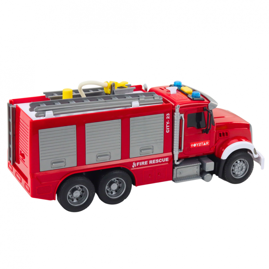 Lean Toys Interactive Fire Truck with Water Feature – 3