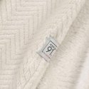 Eurofirany DESIGN 91 CINDY5 Soft and gentle blanket with embossed Christmas tree pattern, 170X210 cm, color: cream