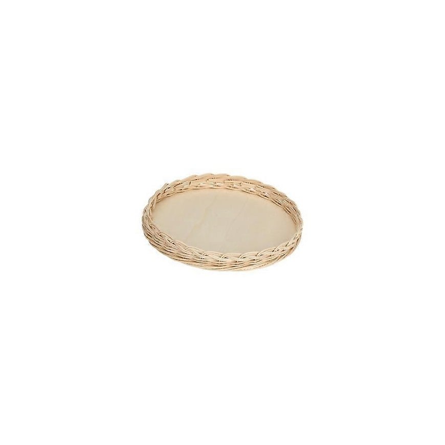 LA PORCELLANA BIANCA MIDOLLINO Wicker tart basket 25 cm