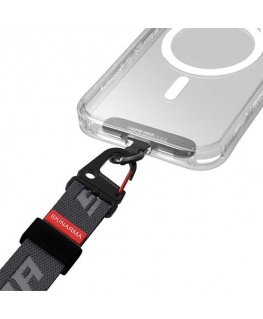 Skinarma Scout universal phone case with lanyard, gray
