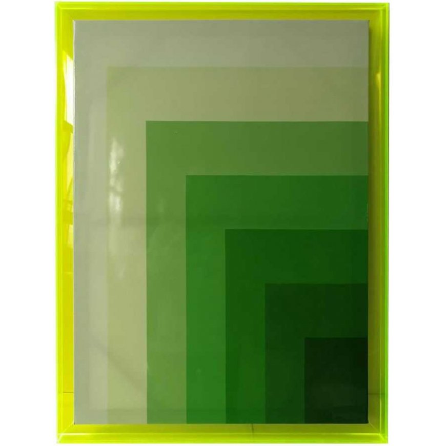 TAIDE Seinämaalaus WALLY 60x80cm, vihreä, akryyli