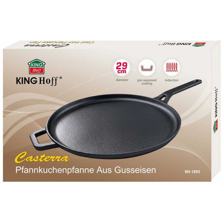 King Hoff CAST IRON PANCAKE PAN 29 CM KINGHOFF KH-1895 – 5