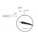 notebook charger mitsu 19v 2.37a (3.0x1.1) - asus, acer