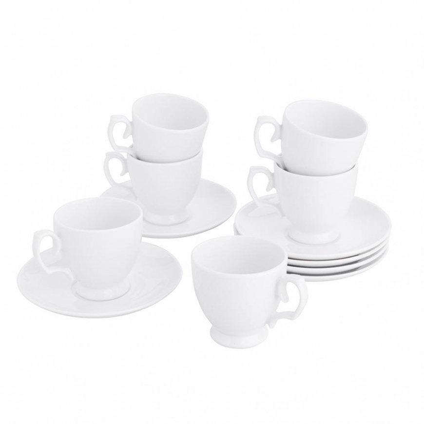 MARIAPAULA KLASYKA BIA�A Rinkinys DO ESPRESSO 100ML/12CM 6/12 (L01)
