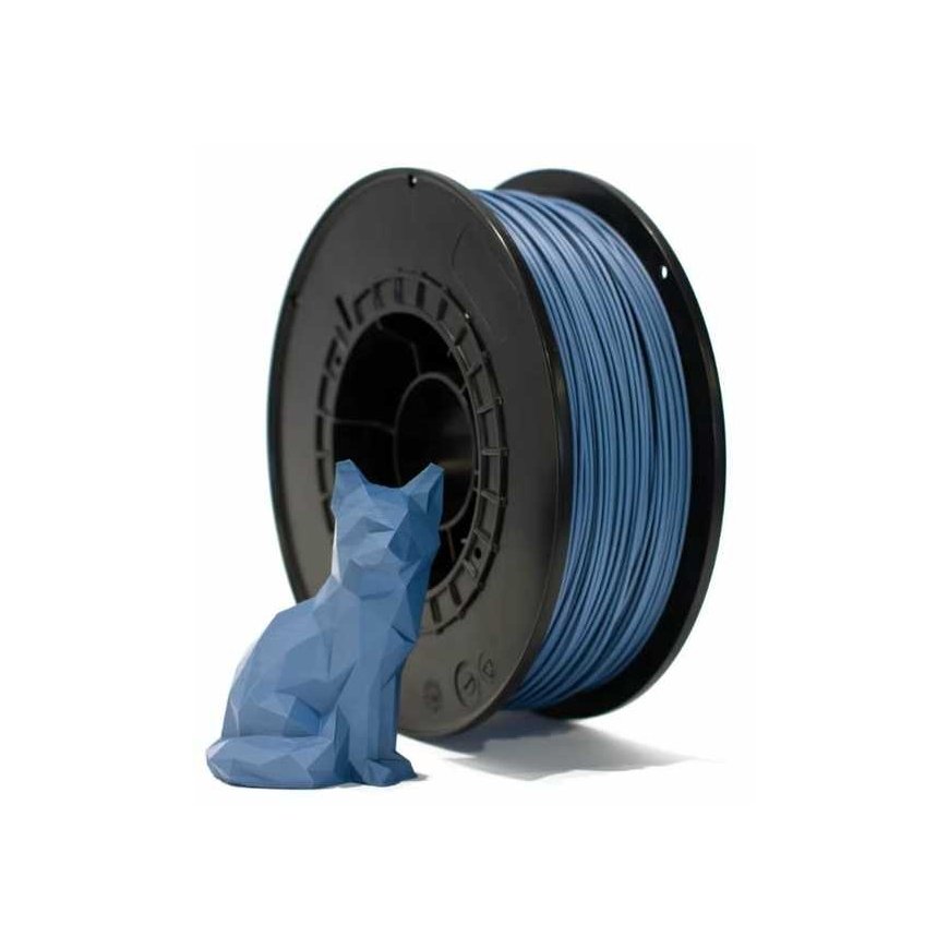 3D-muovi Filalab PLA+ 1,75 mm 1 kg - Sininen metallinhohtoinen