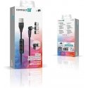 CONNECT IT Magnetic PowerLink 3in1 laidas (USB-C/Lightning/MicroUSB), 2m