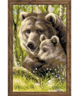 Uab Riolis Bear with cub 1438