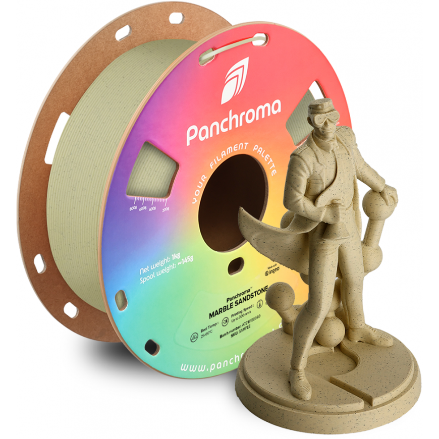 Polymaker Panchroma™ PLA Marble 1.75 mm 1kg - Marble Sandstone