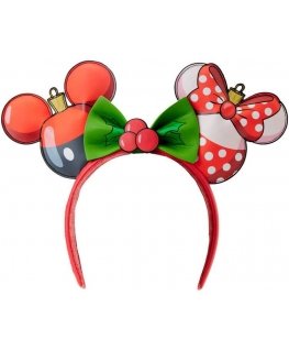 Loungefly Disney Mickey & Minnie Christmas ear headband