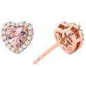 Michael Kors Romantic gold-plated earrings with zircons MKC1519A2791 Michael Kors Romantic gold-plated earrings with zircons MKC1519A2791