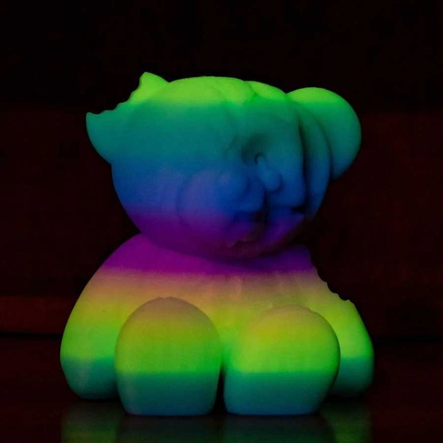 Polymaker Filament Polimaker PolyLite Luminous PLA 1.75mm 1kg - Rainbow – 3
