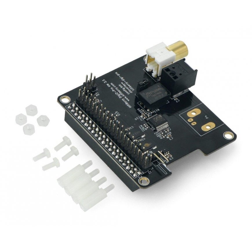 HiFiBerry Digi2 Pro - sound card for Raspberry Pi 4B/3B+/3/2/B+/A+/Zero – 5