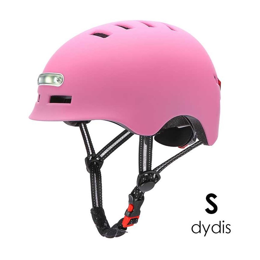 Beaster Scooter Šalmas Beaster BS02HPS, S dydis, rožinis, su LED lemputėmis