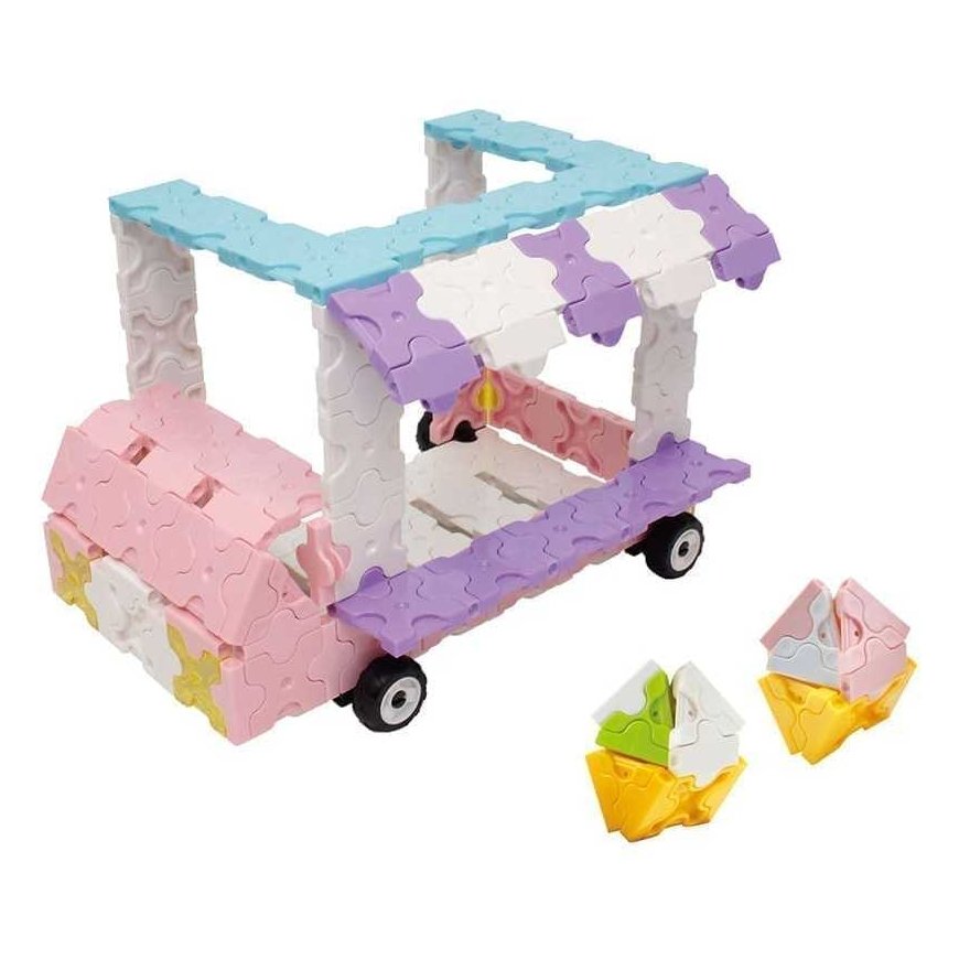 LaQ Sweet Collection Ice Cream Wagon Construction Set – 3