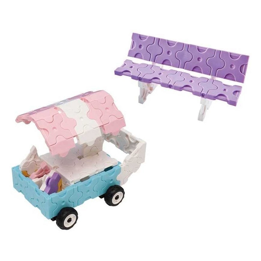 LaQ Sweet Collection Ice Cream Wagon Construction Set – 4