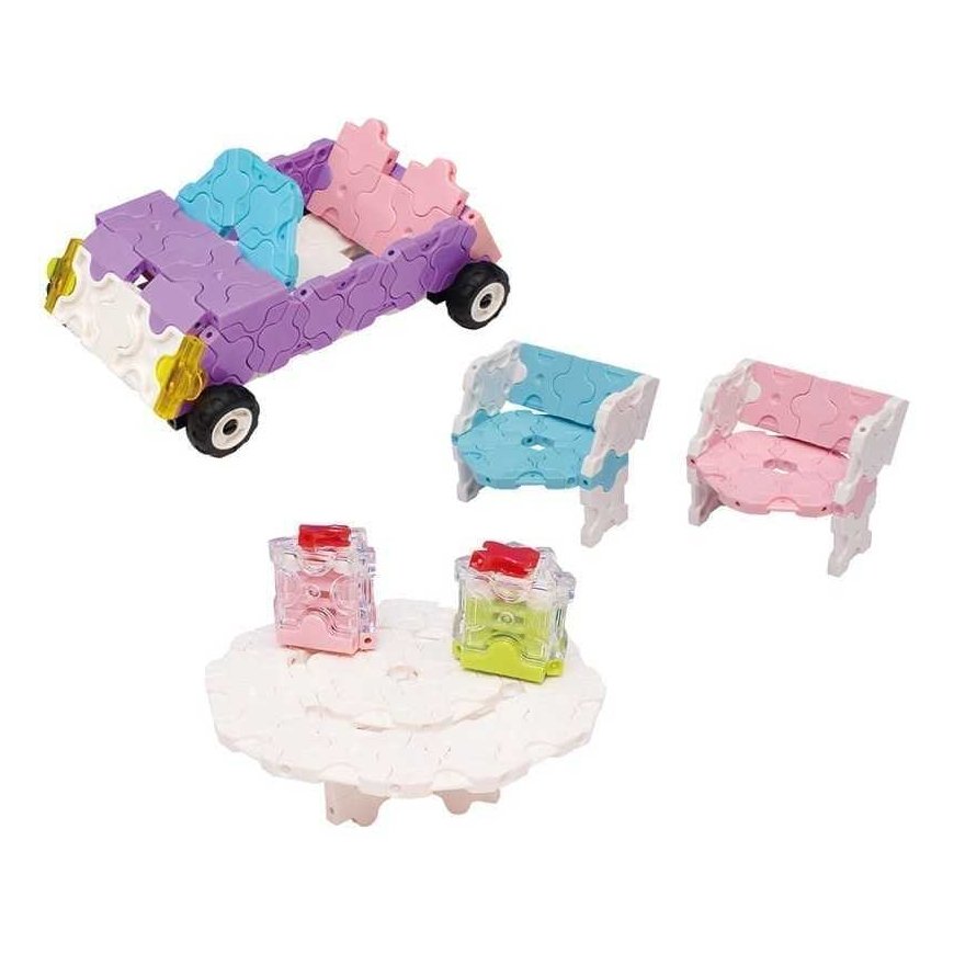 LaQ Sweet Collection Ice Cream Wagon Construction Set – 5