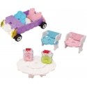 LaQ Sweet Collection Ice Cream Wagon Construction Set LaQ Sweet Collection Ice Cream Wagon Construction Set