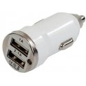 Toti T-CC22 Dual USB Car Charger with lightning cable 2.1A (White) Toti T-CC22 Dual USB Car Charger with lightning cable 2.1A (White)