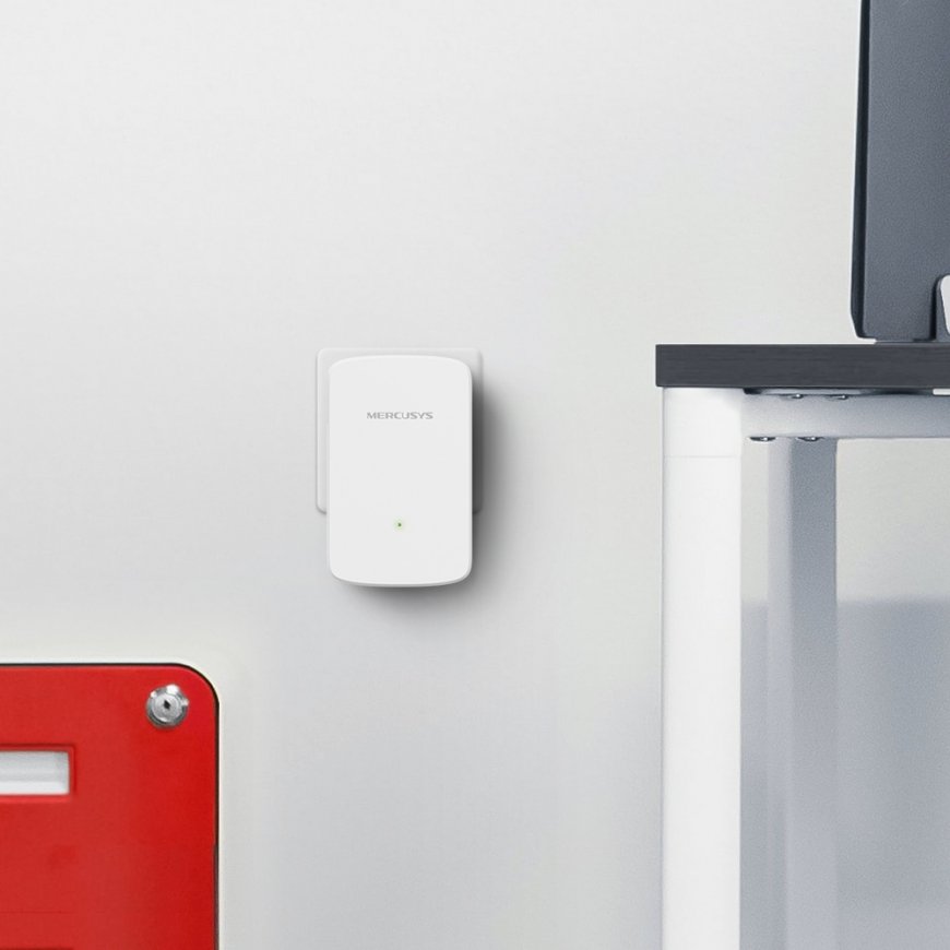 Mercusys ME10 verkkolaajennin Verkkotoistin Valkoinen 10, 100 Mbit/s – 4