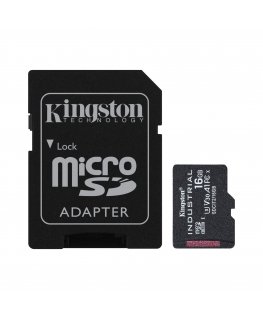 Kingston Technology Industrial 16 GB MicroSDHC UHS-I Klasės 10