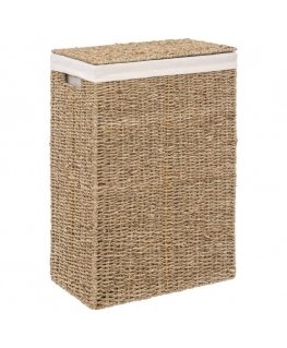 5five Simply Smart Seagrass Laundry Basket, 45 l