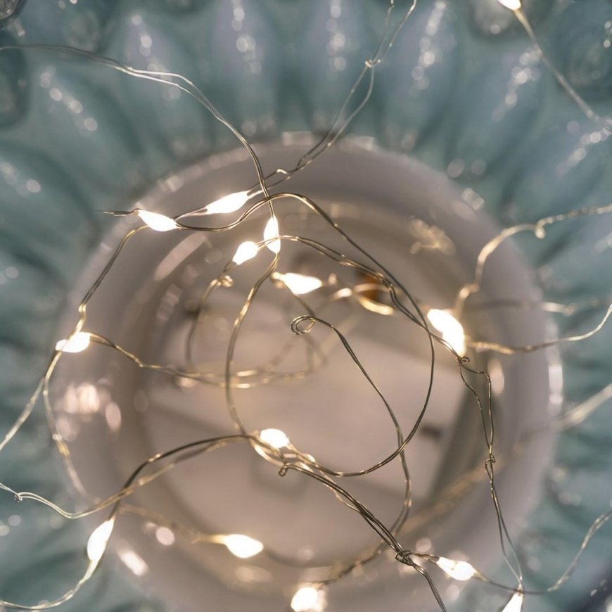 AmeliaHome LEDDECO / AH / MADRID / BABYBLUE / 11X13 – 2