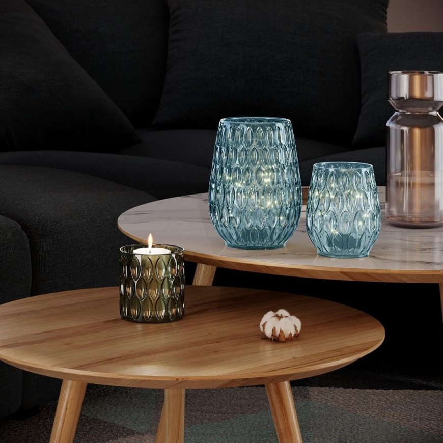 AmeliaHome LEDDECO / AH / MADRID / BABYBLUE / 11X13 – 3