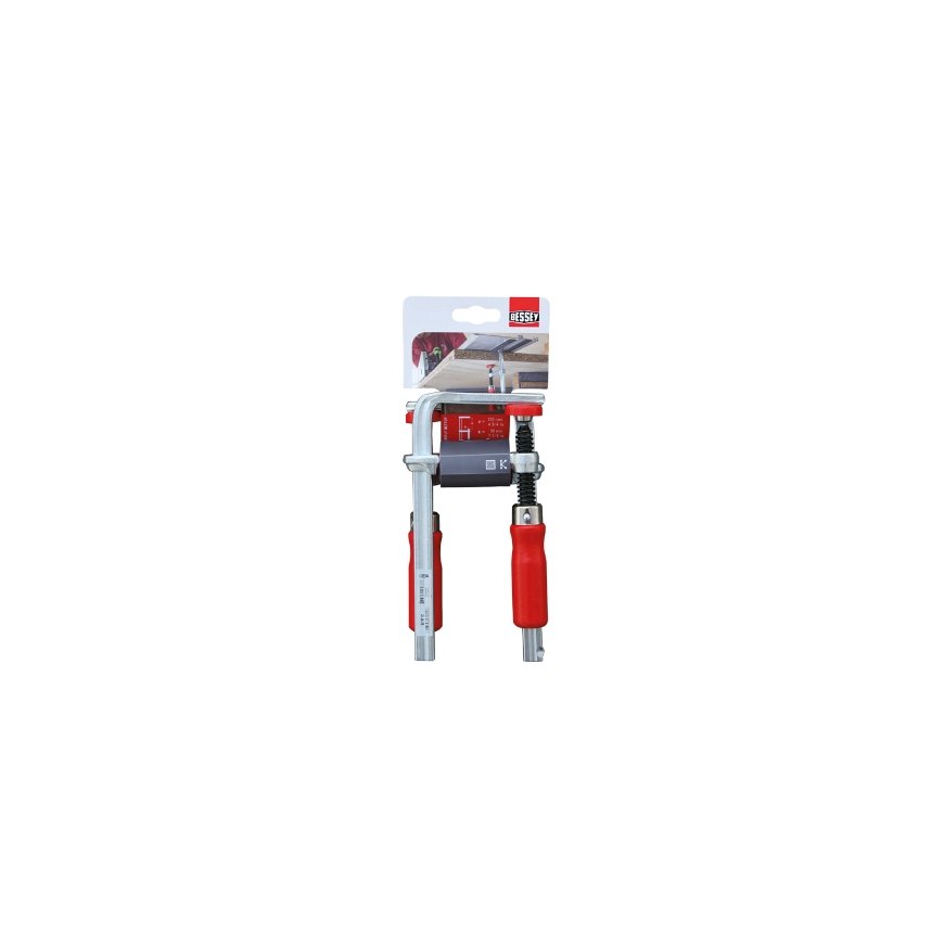 BESSEY GTR12 klammerdaja 12 cm Punane, Roostevaba teras