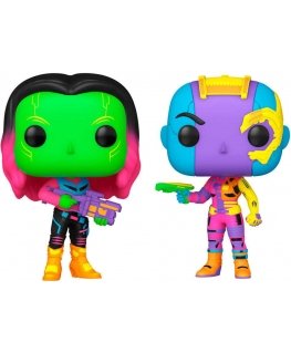 Funko POP pack 2 figures Marvel Guardians of the Galaxy Gamora & Nebula Exclusive
