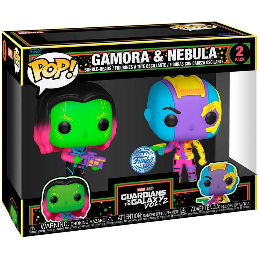 Funko POP pack 2 figures Marvel Guardians of the Galaxy Gamora & Nebula Exclusive – 2