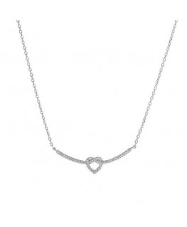 Again Jewelry Again Jewelry Silver Pendant with Shining Heart AJNA0006