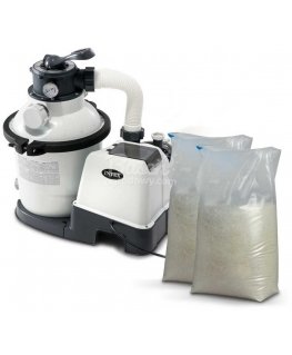 Sand filter pump 12000 l/h INTEX 26652 + 50 kg sand