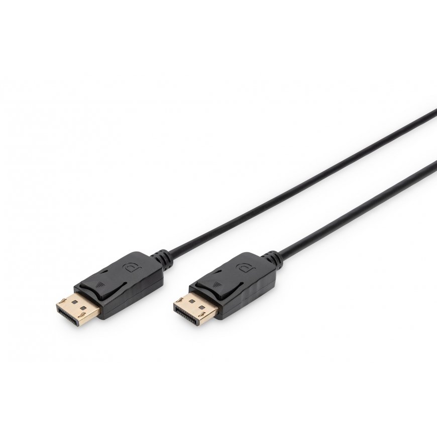 Digitus AK-340100-100-S DisplayPort kabelis 10 m Melns