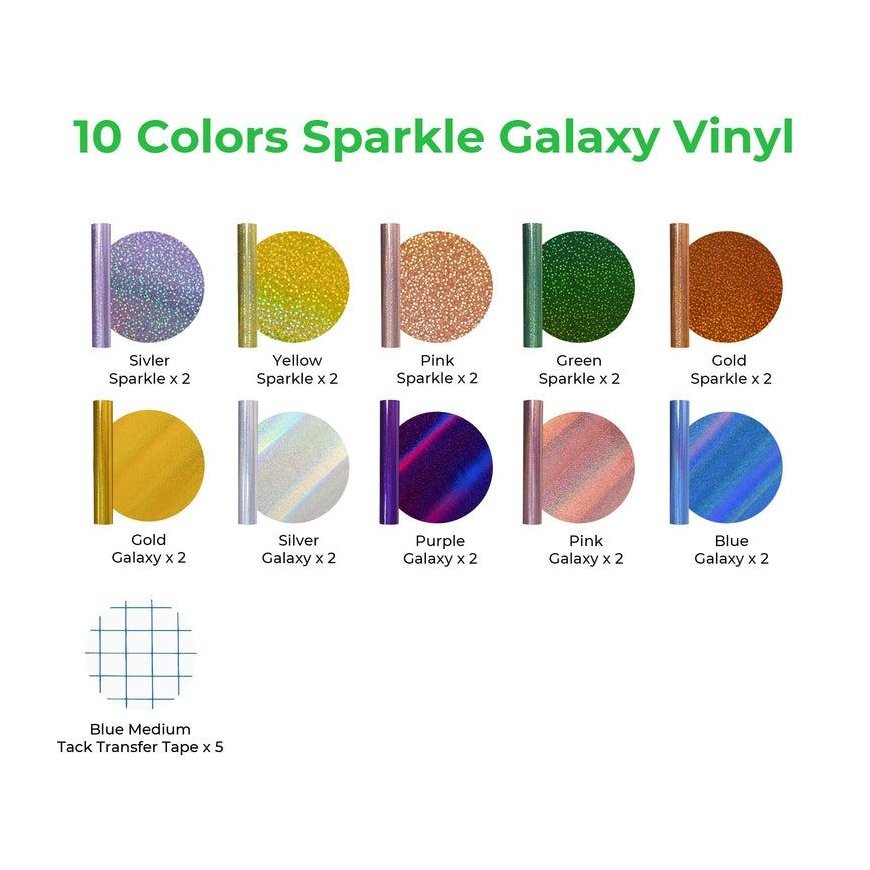 xTool Sparkle Galaxy -tarravinyyli – 20 kpl – 2