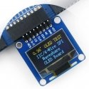 Two-color graphic OLED display 0.96" (A) 128x64px SPI/I2C, angled connectors, Waveshare 9085 Two-color graphic OLED display 0.96" (A) 128x64px SPI/I2C, angled connectors, Waveshare 9085