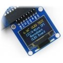 Two-color graphic OLED display 0.96" (A) 128x64px SPI/I2C, angled connectors, Waveshare 9085 Two-color graphic OLED display 0.96" (A) 128x64px SPI/I2C, angled connectors, Waveshare 9085