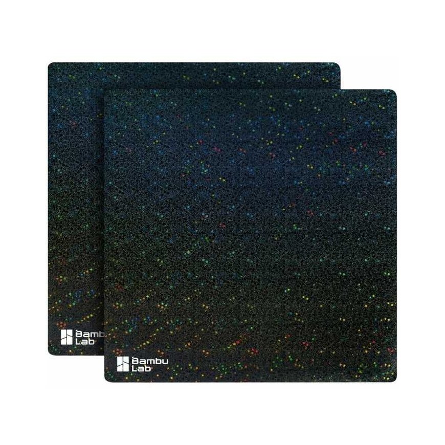 Bambu 3D Galaxy Surface Sheet – Set of 2 Interchangeable Sheets – X1, P1 and A1 Series – Bambu Lab