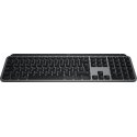 Logitech MX Keys S for Mac näppäimistö Office RF Wireless + Bluetooth QWERTZ Saksa Alumiini, musta Logitech MX Keys S for Mac näppäimistö Office RF Wireless + Bluetooth QWERTZ Saksa Alumiini, musta
