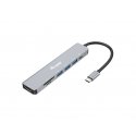 Equip 133494 dokstacija Vadu USB 3.2 Gen 1 (3.1 Gen 1) Type-C Sudrabs Equip 133494 dokstacija Vadu USB 3.2 Gen 1 (3.1 Gen 1) Type-C Sudrabs