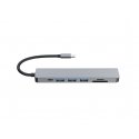 Equip 133494 док-станция для ноутбука Проводная USB 3.2 Gen 1 (3.1 Gen 1) Type-C Серебристый Equip 133494 док-станция для ноутбука Проводная USB 3.2 Gen 1 (3.1 Gen 1) Type-C Серебристый