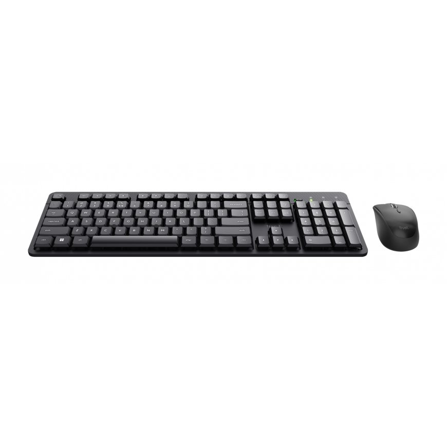 Trust Ody II keyboard Mouse included Office RF Wireless QWERTZ German Black – 2