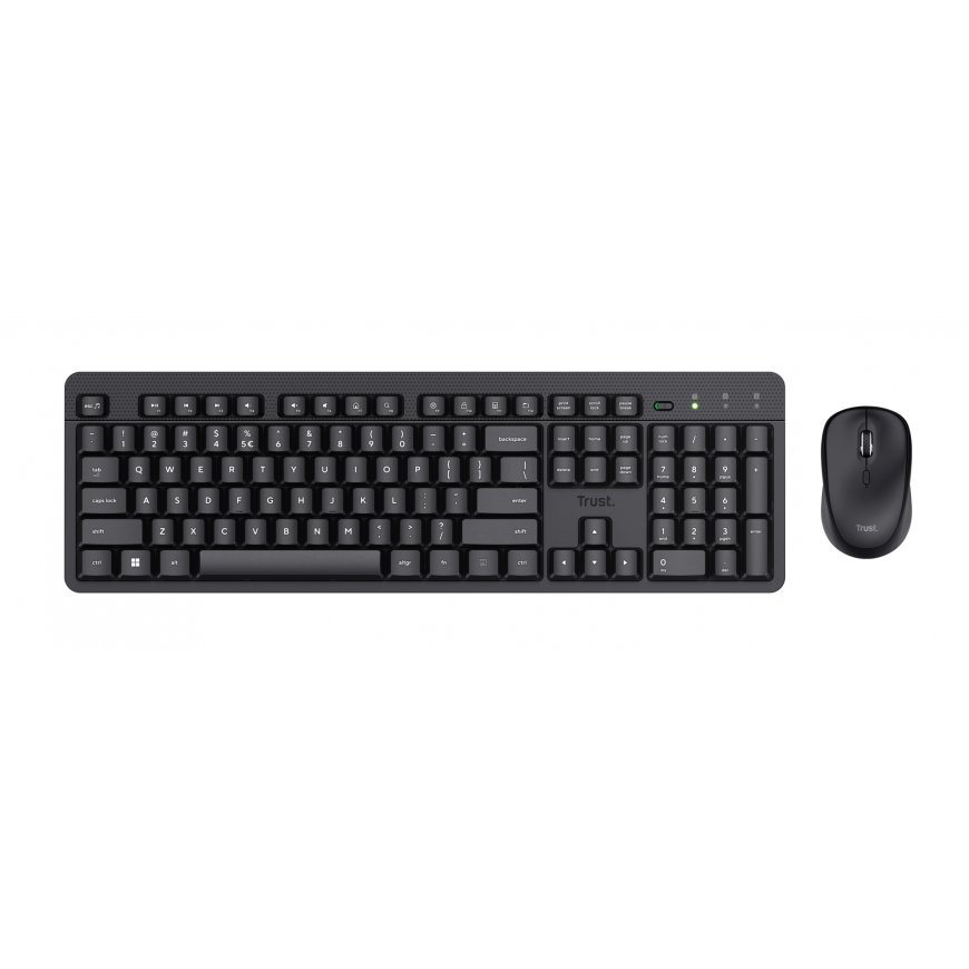 Trust Ody II keyboard Mouse included Office RF Wireless QWERTZ German Black – 4
