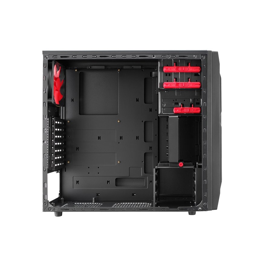 Chieftec LF-02B-OP datoru korpuss & statnis Midi Tower Melns – 2