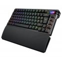 ASUS ROG Azoth Extreme näppäimistö Pelaaminen USB + RF Wireless + Bluetooth QWERTZ musta