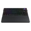 ASUS ROG Azoth Extreme näppäimistö Pelaaminen USB + RF Wireless + Bluetooth QWERTZ musta