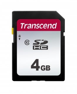 Transcend SDHC 300S 4GB NAND Klasės 10