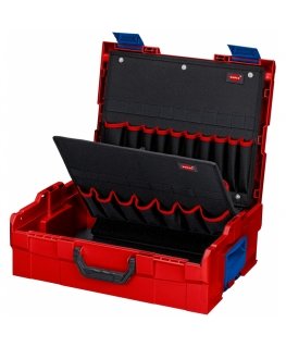 Knipex 00 21 19 LB työkalulaatikko musta, Punainen ABS-synteettinen