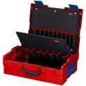 Knipex 00 21 19 LB työkalulaatikko musta, Punainen ABS-synteettinen