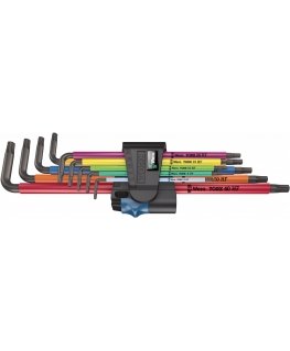 Wera 967/9 TX XL L-muotoinen kuusiokoloavainsetti Metrinen 9 kpl
